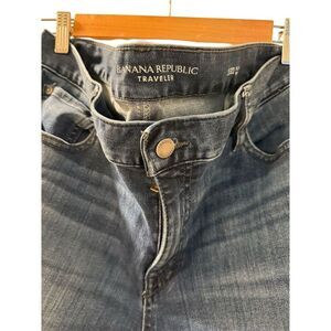 Banana Republic Men's Slim Fit Jeans Medium Wash Size 35x32 Blue Denim